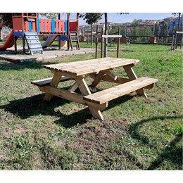 KSHD vastupidavad ja kohandatavad WPC välispiknikulauad